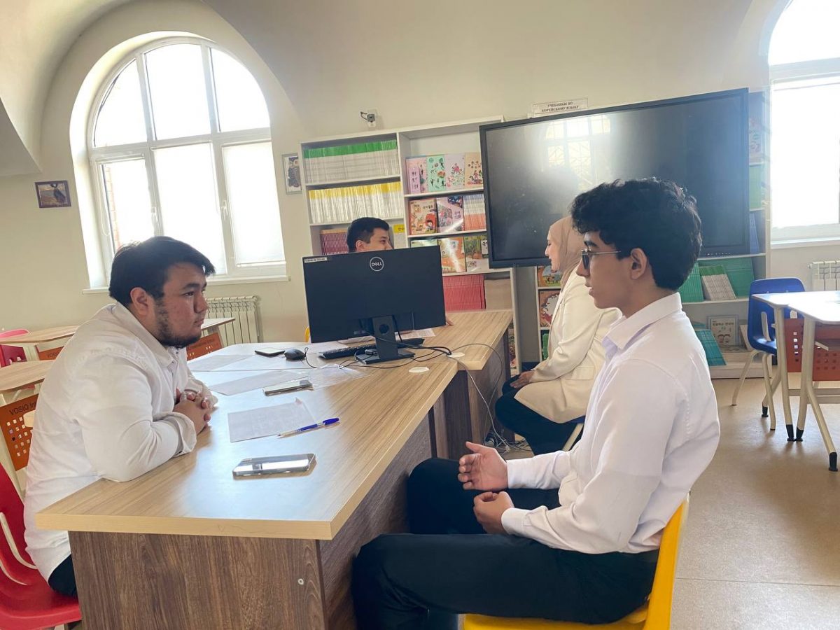 Graduate Interviews at Vosiq International School for the Kimyo International University in Tashkent